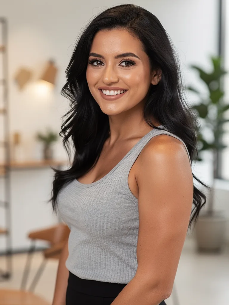 Voluminous Long Raven Black Wavy Layers
